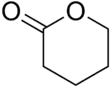 Skeletal formula of δ-valerolactone