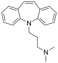 Skeletal formula of depramine