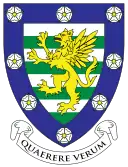 Downing College heraldic shield