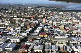 View over central Invercargill