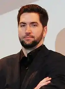 Drew Goddard at the premiere of his film "The Cabin in the Woods"