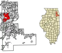 在州內和郡內的位置