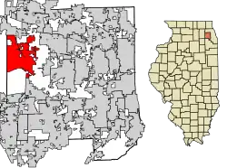 西芝加哥的天際線