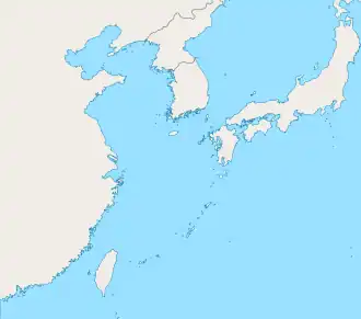 韓国海軍主張的發生地