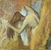 愛德加·竇加《Woman at Her Toilette》 1900–1905年