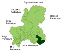 惠那市位置图