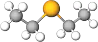 3D model of Diethyl selenide