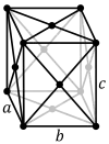 Orthohombic, face-centered