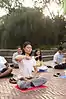 Falun Gong practitioners engaging in meditation