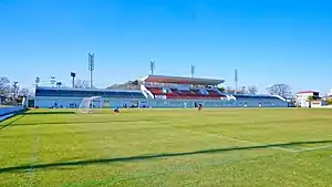 Main stand of Akigin Stadium