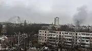 Saltivka after russian shelling in March, 2022