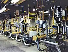 A machine room