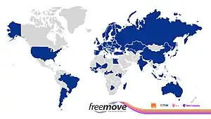 FreeMove Global Footprint