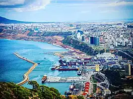 View of Oran's port