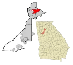 坐落于佐治亚州富尔顿县