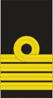 Captain insignia of the Royal Navy and the Royal Canadian Navy