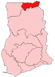 迦納的東北地區