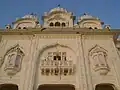 Entrance to the Harmandir Sahib as seen from the inside of the complex