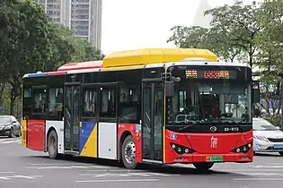 巴士電車583路曾配屬的 GZ6121LGEV1 (K9FE)