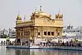 The Harmandir Sahib main building with Akal Takht Sahib