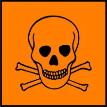 Hazard symbol: toxic