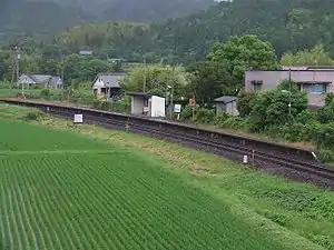 邊川站全景，攝於2008年5月31日。