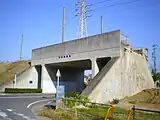 縣道43號與平坂跨道橋。（2009年）