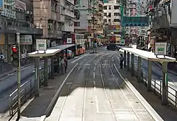 筲箕灣道近海富街的路段