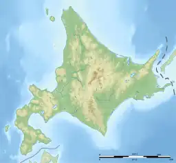 硫磺山在北海道的位置