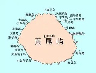 Location of 黃尾嶼