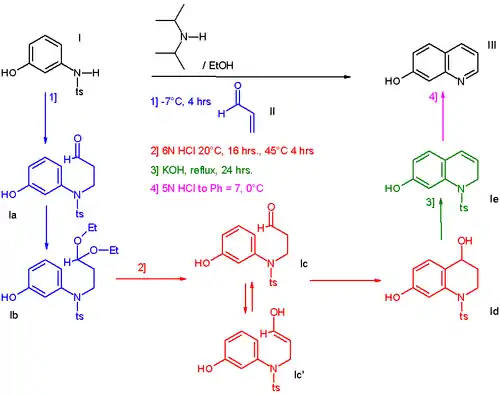 One-Pot Preparation of 7-Hydroxyquinoline