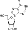 Chemical structure of inosine