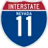 Interstate 11 marker