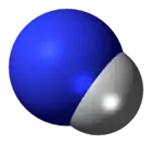 Space-filling model of the imidogen radical