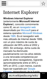 Internet Explorer Mobile