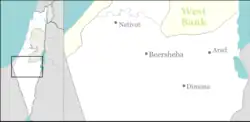 貝埃里在Northern Negev region of Israel的位置