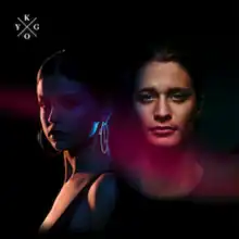 A dark, shaded portrait of Kygo and Gomez's facial profiles. Kygo's logo appears at the top-left.