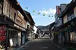 岐阜縣惠那市岩村町本街（貓頭鷹商店街攝影地）。