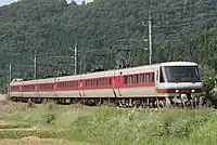 381系展望車「愉快八雲」塗色（黑坂-根雨、2008年9月24日）