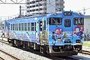 キハ40 2136 忍者小靈精主題車 (A) （2013年6月25日 高岡站）