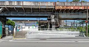 南武線車站入口(2023年5月)