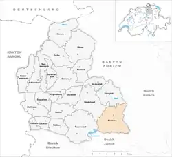 吕姆朗在迪尔斯多夫区的位置