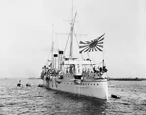 Kasagi at UK in 1898.