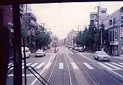 電車站內的樣子（1997年9月、從車內拍攝）