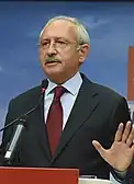 Kemal Kılıçdaroğlu statement after November 2015 general election (cropped)