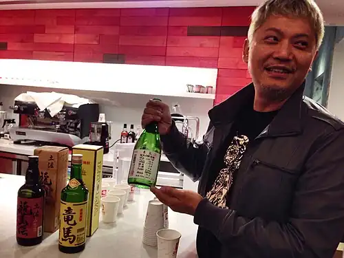 Kenworker and sake 20131019.jpg