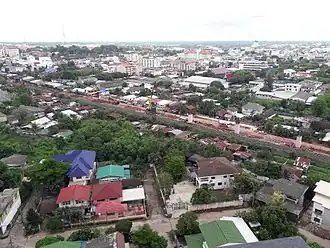 中泰铁路施工现场