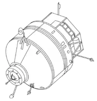 Isolated view of Kvant-1