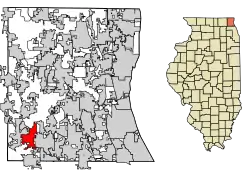 北巴林頓的天際線