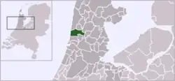 Location of Castricum.